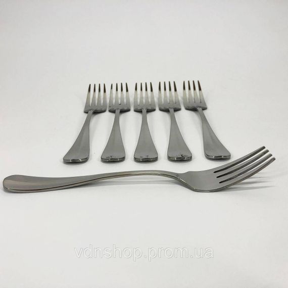 Набор десертных вилок Con Brio CB-3709 18 см 6 шт MF-50 | Зображення 7