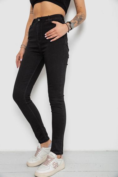 Джинси жіночі Skinny, колір чорний, 182R1048 | Зображення 2