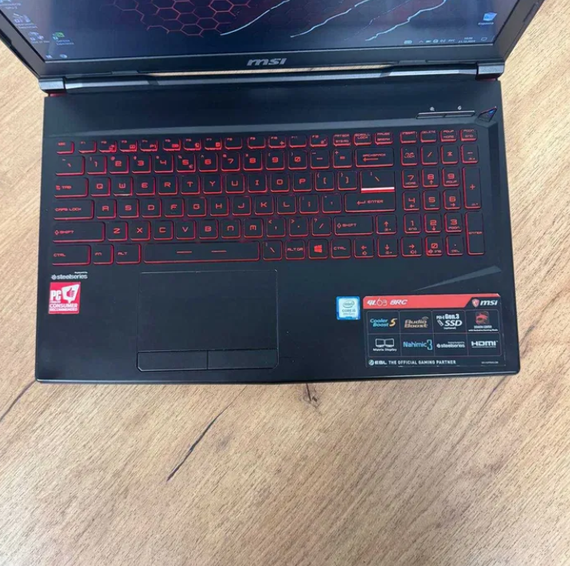 Ноутбук MSI GL63 Leopard 8RC FHD IPS i5 8300H 8GB SSD 128GB HDD 1TB GTX 1050 Б/В | Зображення 1