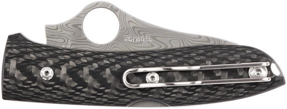 Ніж Spyderco SpyOpera Carbon Fiber Damasteel Thor | Зображення 3