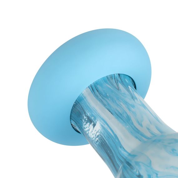 Скляний дилдо Gildo Ocean Ripple, об’ємна головка, ідеально для точки G | Зображення 5