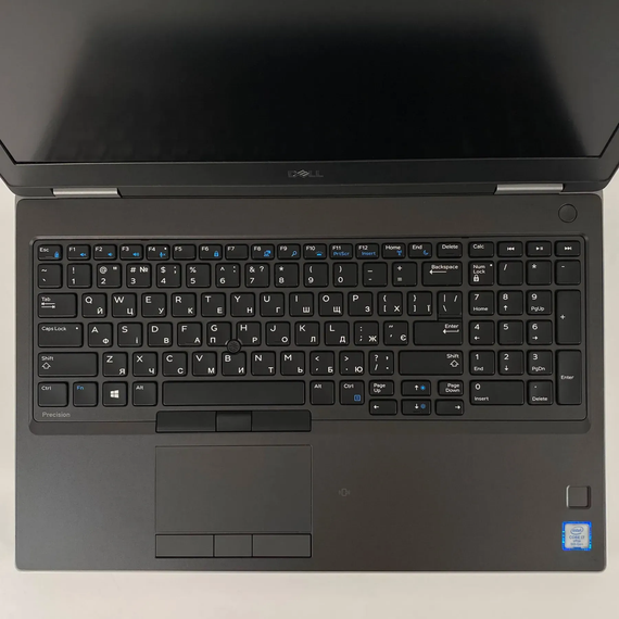 Мобильная рабочая станция Dell Precision 7540 / 15.6" (3840x2160) IPS / Intel Core i7-9850H (6 (12) ядер по 2.6 - 4.6 GHz) / 16 GB DDR4 / 512 GB SSD / nVidia Quadro T1000, 4 GB GDDR5, 128-bit / WebCam / TouchID б/у + Подарок Беспроводная мышь / USB | Зображення 2