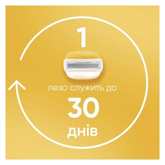 Бритва Gillette Venus Pro ComfortGlide Coconut (станок + 3 змінні касети + тримач) | Зображення 5