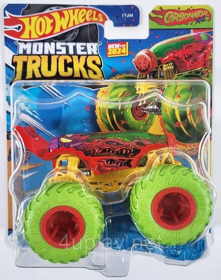 Монстр-трак Хот Вілс Карбонатор 1:64 Оригінал Hot Wheels Monster Truck Carbonator | Зображення 4