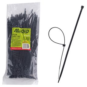 Хомут пластиковий Alloid 4.8 х 200 100 шт./уп. чорний