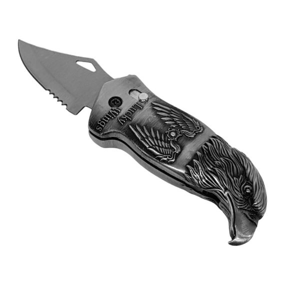 Ніж Запальничка Голова Орла "Eagle Silver" | Зображення 1