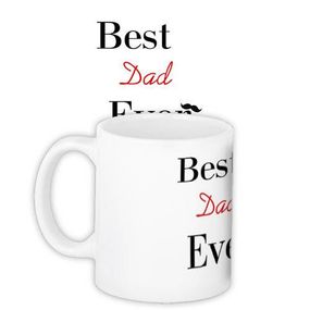 Чашка з принтом Best dad ever 330 мл (KR_PAR018)