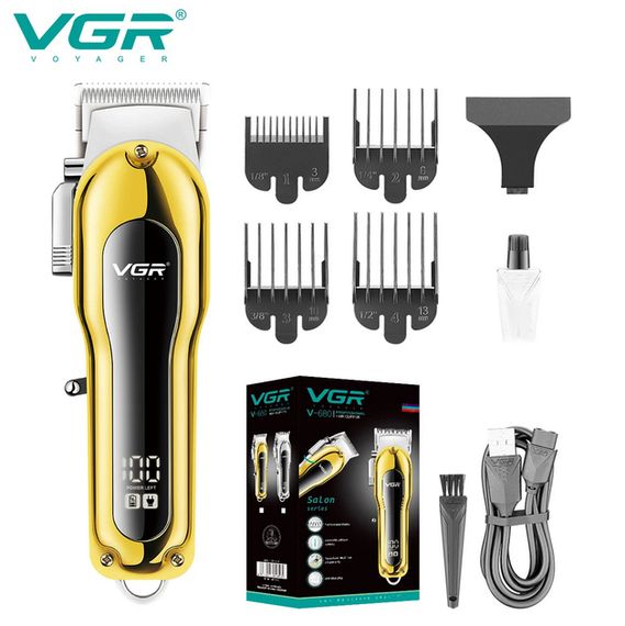 Бездротова машинка для стрижки з потужним мотором VGR V-273 Gold (46077-V-273 Gold_1246) | Зображення 2