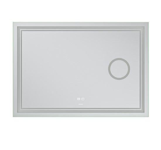 Дзеркало Mixxus Premium QUADRO MR20-100x70 (LED Touch, Anti-fog, лінза) (MP6622) | Зображення 3