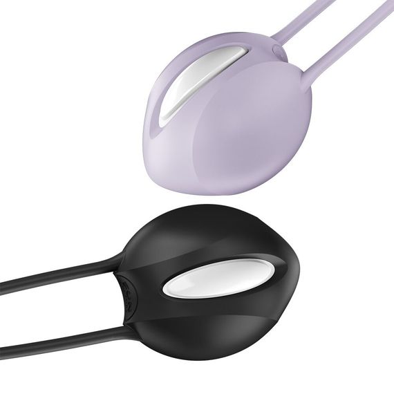 Вагинальный шарик Fun Factory SMARTBALL UNO Purple, одинарный, диаметр 3,6 см, Черный | Зображення 8