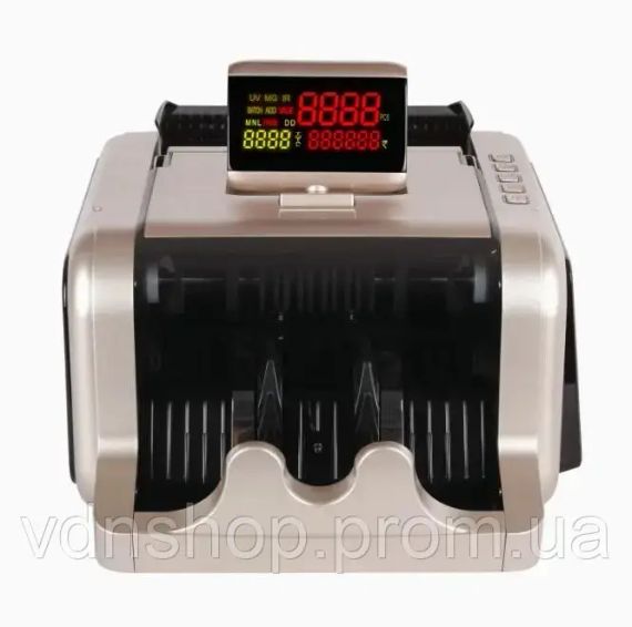 Машина для рахунку грошей з детектором підроблених купюр та великим бічним світлодіодним дисплеєм Model-2600 | Зображення 3