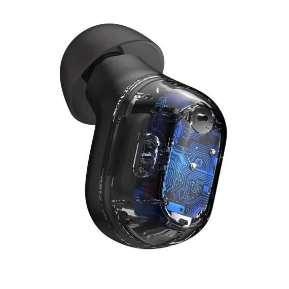 БЕСПРОВОДНЫЕ НАУШНИКИ BASEUS WM01 ENCOK TRUE (WHITE/BLACK) BLUETOOTH ГАРНИТУРА | Зображення 6