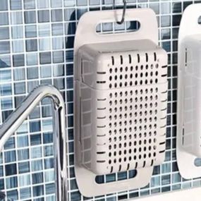 Кошик для миття фруктів та овочів на раковину розсувна Бежева