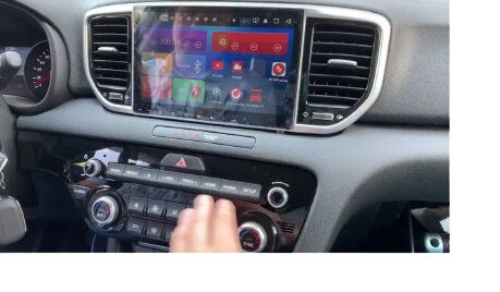 Автомагнітола штатна Kia Sportage KX5 2016-2018 (9") Android 10.1 (4/32) чорний (Kia Sportage KX5 2016-2018_8800) | Зображення 3