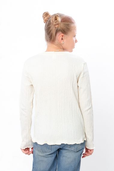 Джемпер для дівчинки Носи своє 128 Білий (p-15094-172390) | Зображення 2