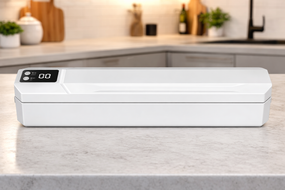Вакуумный упаковщик пакетов Vacuum Sealer / Автоматический бытовой вакууматор с пакетами, вакуумайзер для упаковки и хранения пищи