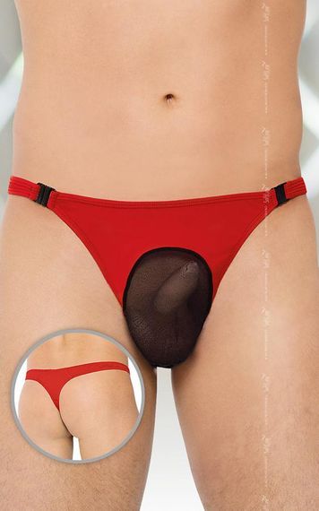 Чоловічі стрінги - Thongs 4502, red - M/L sexstyle