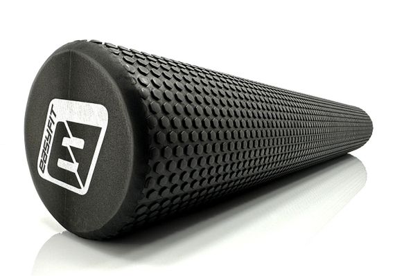 Масажний ролик EasyFit Foam Roller 90 см Чорний (EF-2034-BK)