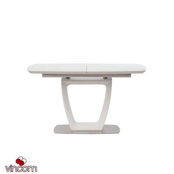 Стол раскладной CONCEPTO RAVENNA MATT WHITE СТЕКЛО 120-160 см белый СТОЛ РАСКЛАДНОЙ CONCEPTO RAVENNA MATT WHITE СТЕКЛО 120-160 СМ БЕЛЫЙ | Зображення 3