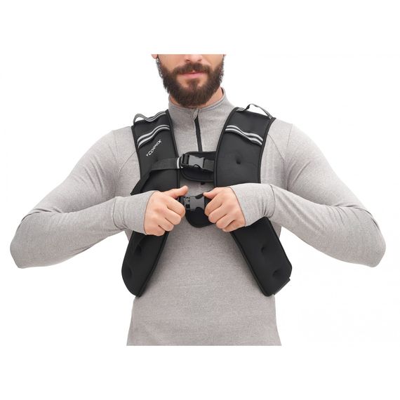 Жилет-обтяжувач для тренувань Cornix Weight Vest 10 кг XR-0345 Black | Зображення 3