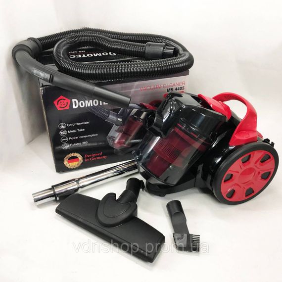 Колбовый безмешковый пылесос Domotec MS-4405 3000 Вт, Циклонный пылесос для уборки BU-66 | Зображення 6