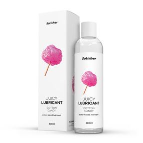 Лубрикант на водной основе Satisfyer Juicy Lubricant Cotton Candy water based 300 мл