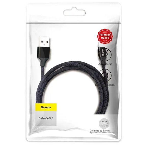 Кабель Baseus Yiven Cable For Micro 1.5M Black | Зображення 2