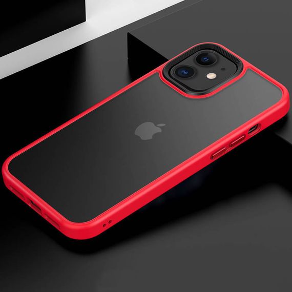 TPU+PC чохол Metal Buttons для Apple iPhone 11 (6.1") TPU+PC, Червоний | Зображення 1