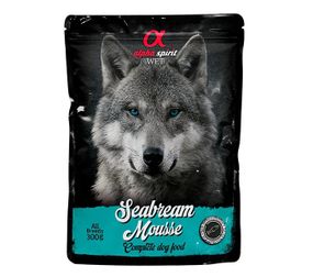 Вологий корм із дорадо для собак Alpha Spirit Sea Bream Mousse, 300 гр
