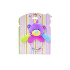 Погремушка мягкая  Bambi C20561 Животные Медведь