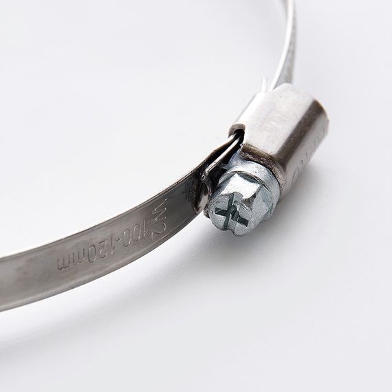 Хомут черв'ячний неіржавкий W2 100-120 мм (пач 10 шт.) APRO HCN-161 | Зображення 2