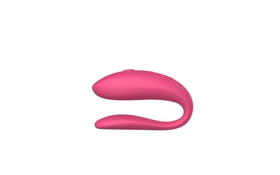 Смарт-вибратор для пар We-Vibe Sync Lite Pink, 10 виброрежимов, можно совмещать с проникающим сексом, Розовый | Зображення 1