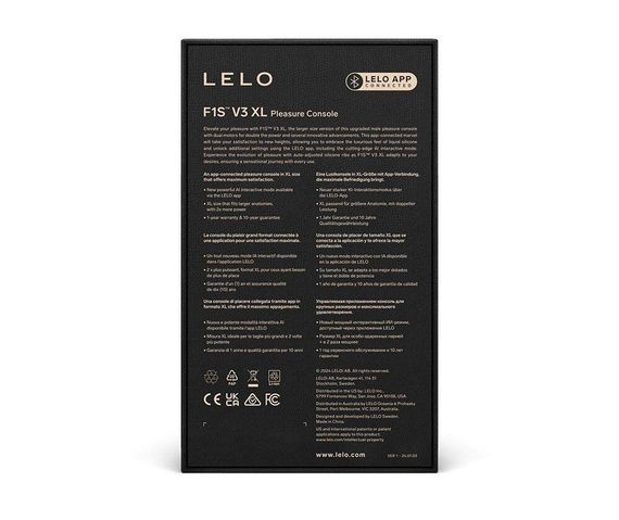 Смарт-мастурбатор LELO F1S V3 XL Teal, збільшений, 2 мотори, 8 режимів, стимуляція звуковими хвилями sexstyle | Зображення 4