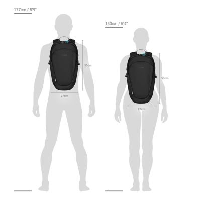 Рюкзак туристичний Pacsafe Eco 25L чорний (41101138) | Зображення 7