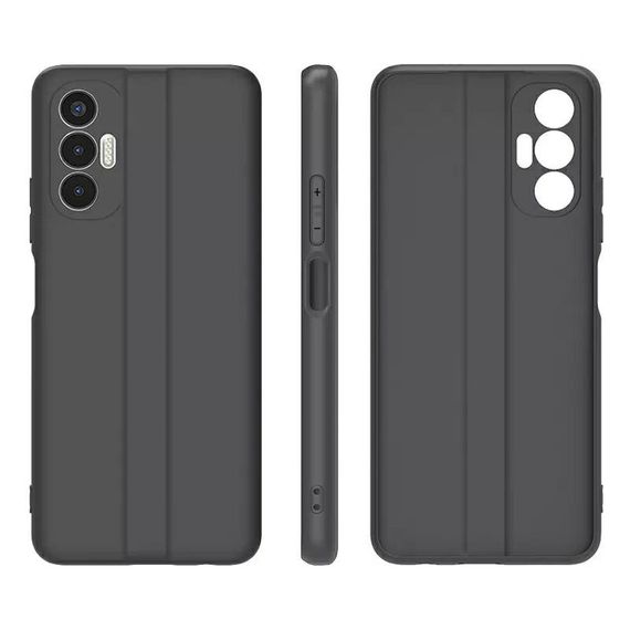 Чохол Candy Silicone для Tecno Pova 3 колір Чорний | Зображення 1