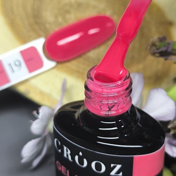 Гель-лак Crooz 19 (насыщеный малиновый) 8мл