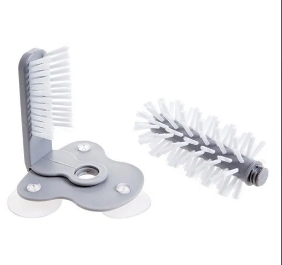 Щётка для мытья стаканов и бутылок Multi-Function Suction Cup Brush, стеклоотмыватель | Зображення 3