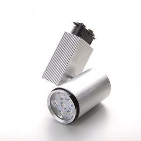 Светильник трековый поворотный LED 205/6x3W NW SILVER