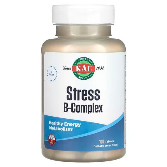В комплекс KAL Stress B-Complex 100 Tabs