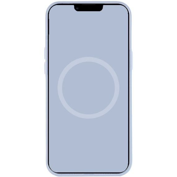 Чехол Silicone case (AAA) with Magsafe and Animation для Apple iPhone 12 Pro Max (6.7") Голубой / Cloud Blue | Зображення 3