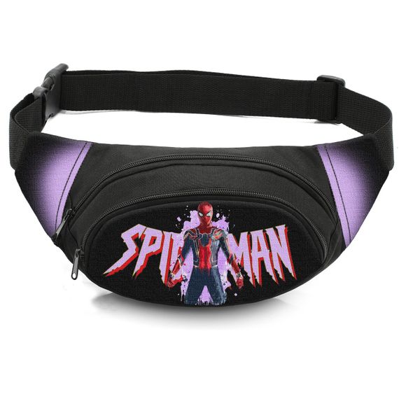 Сумка-бананка дитяча з принтом Людина-павук поясна сумка для хлопчика (4680)