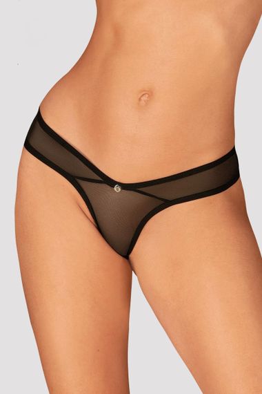 Трусики стринги Obsessive Glandez Черные M/L