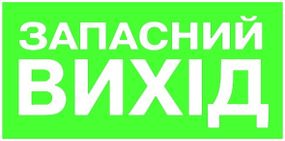 Світильник аварійний евакуаційний Запасний Вихід S503 ACRYLIC LED 3W GRAVING Ny95000489