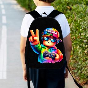 Рюкзак детский Роблокс 34х27 см ранец Roblox городской c принтом для мальчика (00499)