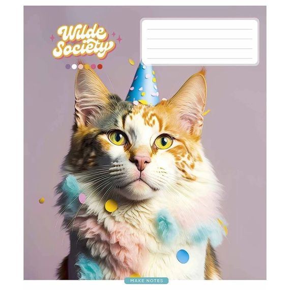 Зошит загальний "Wilder society" 036-3274L-4 у лінію, 36 аркушів
