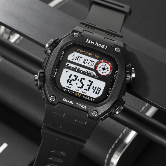Спортивний чоловічий годинник Skmei 2126BKBK Black-Black | Зображення 5