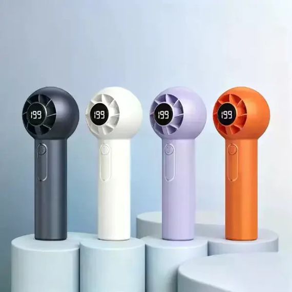 Портативный ручной аккумуляторный вентилятор T-237 с USB-зарядкой • Мини вентилятор для дома, офиса, прогулок и поездок | Зображення 2