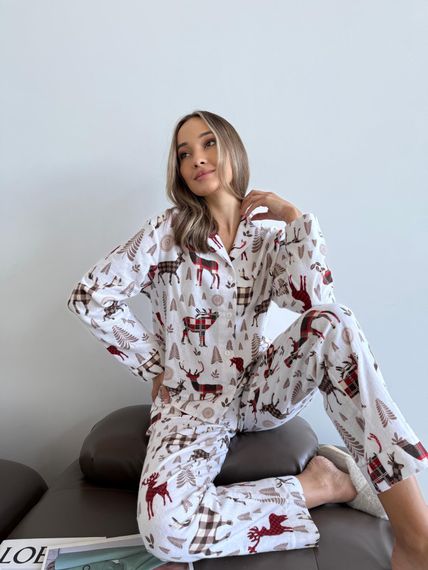 Домашня жіноча піжама COSY "Норді"(сорочка+штани)