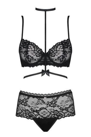 Комплект Obsessive Raquelia set Черный L/XL | Зображення 2