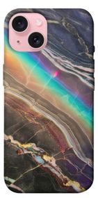 Чохол з картинкою Райдужний мармур для Apple iPhone 15 (6.1")